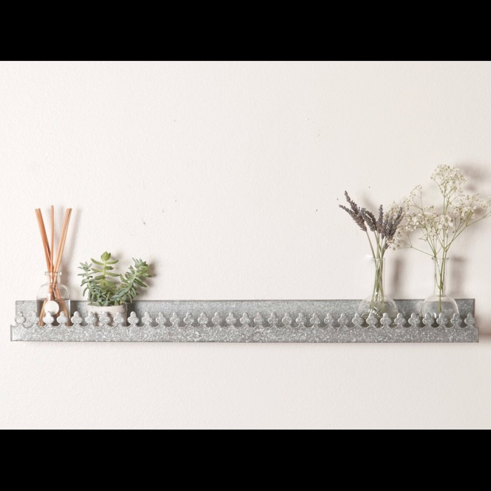 Galvanized Metal Wall Shelf from Magnolia